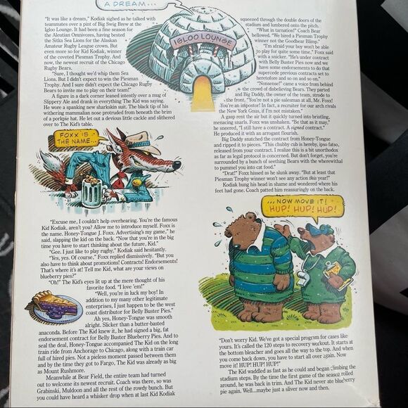 Land’s End Gund 1996 Kid Kodiak Authentic Rugby Bear Vintage - Picture 8 of 11